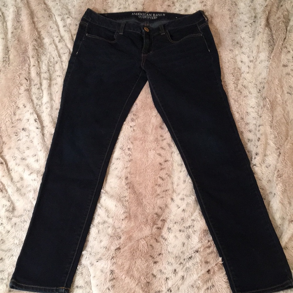 American Eagle Outfitters Blue Straight Leg Jeans